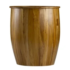 Kirkland's Home Sheesham And Mango Wood Drum Accent Table- Accent & End Tables