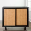 Kirkland's Home Shelby And Natural Cane Cabinet- Cabinets & Sideboards