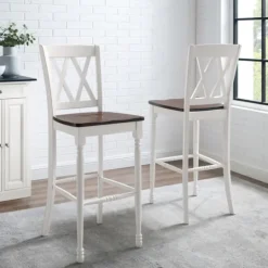Kirkland's Home Shelly Classic Bar Stools, Set Of 2- Bar Stools & Counter Height Stools