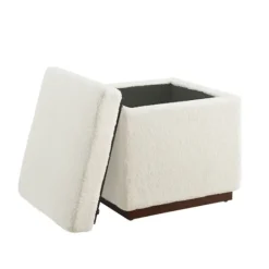 Kirkland's Home Sherpa Cube Storage Ottoman- Benches & Ottomans