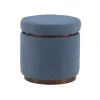 Kirkland's Home Sherpa Upholstered Storage Ottoman- Benches & Ottomans