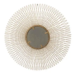 Kirkland's Home Shining Golden Sunburst 3-Pc. Wall Mirror Set- Wall Plaques