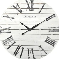 Kirkland's Home Shiplap Coastal Wall Clock, 29 In.- Clocks
