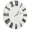 Kirkland's Home Shiplap Whitewashed Wooden Wall Clock- Clocks