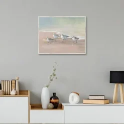 Kirkland's Home Shorebirds On The Sand Framed Canvas Art Print- Canvas Art