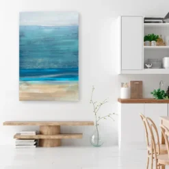 Kirkland's Home Shoreline Brushstrokes Canvas Art Print, 32X48 In.- Canvas Art