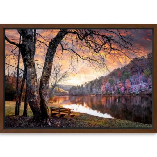 Kirkland's Home Silence Of Sunset Framed Canvas Art Print- Framed Art