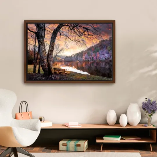 Kirkland's Home Silence Of Sunset Framed Canvas Art Print- Framed Art