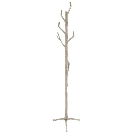 Kirkland's Home Silver Aluminum Tree Branch Coat Rack- Entryway Furniture