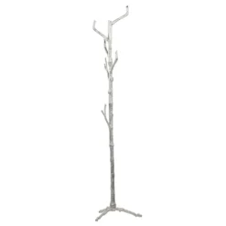 Kirkland's Home Silver Aluminum Tree Branch Coat Rack- Entryway Furniture