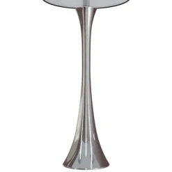 Kirkland's Home Silver And Tapered Table Lamps, Set Of 2- Table Lamps
