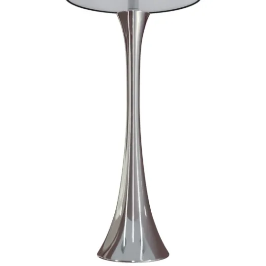 Kirkland's Home Silver And Tapered Table Lamps, Set Of 2- Table Lamps