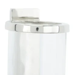 Kirkland's Home Silver Assymetrical Modern Sconce- Sconces
