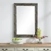 Kirkland's Home Silver Burnished Framed Mirror- Framed Mirrors
