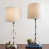 Kirkland's Home Silver Crystal Table Lamp, Set Of 2- Table Lamps