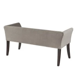 Kirkland's Home Silver Melinda Accent Bench- Benches & Ottomans