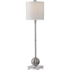 Kirkland's Home Silver Metal Globe Buffet Lamp- Buffet Lamps