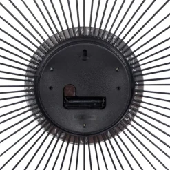 Kirkland's Home Silver Metal Sunburst Droplet Frame Clock- Clocks