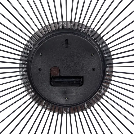 Kirkland's Home Silver Metal Sunburst Droplet Frame Clock- Clocks