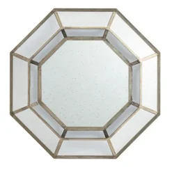Kirkland's Home Silver Octagonal Frame Mirror- Decorative Mirrors