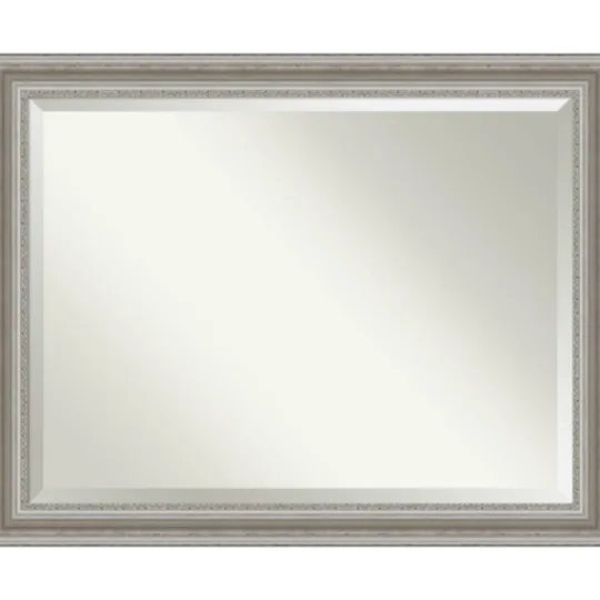 Kirkland's Home Silver Patina Scallop Framed Mirror, 45.5X35.5 In.- Decorative Mirrors