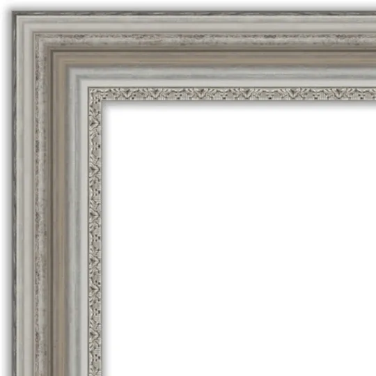 Kirkland's Home Silver Patina Scallop Framed Mirror, 45.5X35.5 In.- Decorative Mirrors