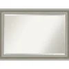 Kirkland's Home Silver Patina Scallop Framed Mirror, 41.5X29.5 In.- Decorative Mirrors