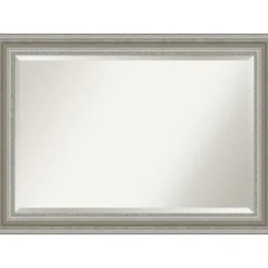 Kirkland's Home Silver Patina Scallop Framed Mirror, 41.5X29.5 In.- Decorative Mirrors