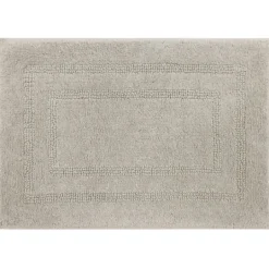 Kirkland's Home Silver Reversible Cotton Bath Mat, 45 In.- Bathroom Rugs