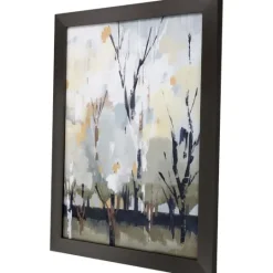 Kirkland's Home Silversong Birch Abstract Framed Art Print- Framed Art