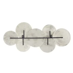 Kirkland's Home Silvery Rivers Layered Disks Wall Plaque- Wall Plaques