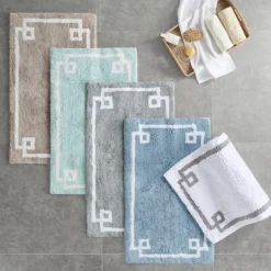 Kirkland's Home Simple Trim Cotton Tufted Bath Mat, 72 In.- Bathroom Rugs