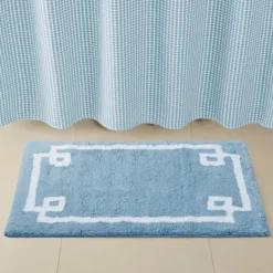 Kirkland's Home Simple Trim Cotton Tufted Bath Mat, 40 In.- Bathroom Rugs