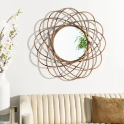 Kirkland's Home Sinsa Bronze Atomic Wall Mirror- Decorative Mirrors