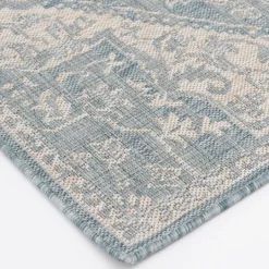Kirkland's Home Sky Medallion Lava Indoor/Outdoor Area Rug, 5X7- Outdoor Rugs