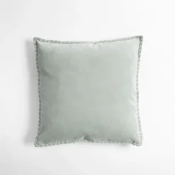Kirkland's Home Sky Velvet Riviera Throw Pillow- Pillows