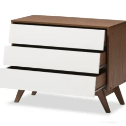 Kirkland's Home Slant Midcentury Two-Tone Chest- Dressers & Chests