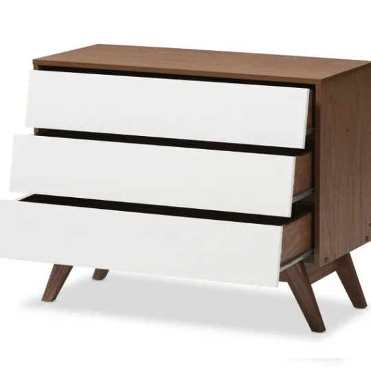 Kirkland's Home Slant Midcentury Two-Tone Chest- Dressers & Chests