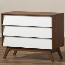 Kirkland's Home Slant Midcentury Two-Tone Chest- Dressers & Chests