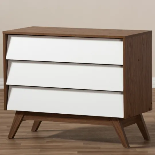 Kirkland's Home Slant Midcentury Two-Tone Chest- Dressers & Chests