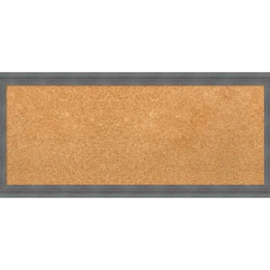 Kirkland's Home Slate Gray Framed Corkboard- Memo & Chalkboards
