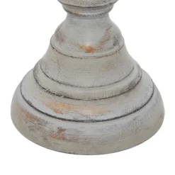 Kirkland's Home Slate Rustic Mango Wood 3-Pc. Candle Holder Set- Candle Holders