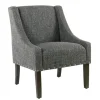 Kirkland's Home Slate Swoop Accent Chair- Accent Chairs