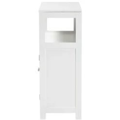 Kirkland's Home Slatted Wood Bathroom Cabinet- Bathroom Furniture