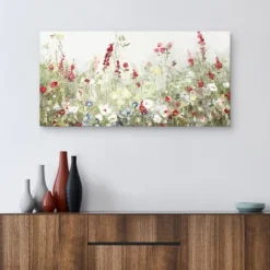 Kirkland's Home Sleepy Spring Meadow Canvas Art Print- Canvas Art