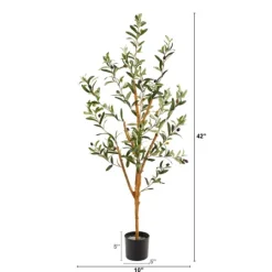 Kirkland's Home Slender Olive Branch Tree In Nursery Planter- Trees & Topiaries