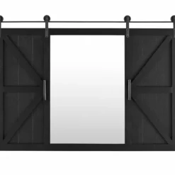 Kirkland's Home Sliding Barn Door Wall Mirror- Decorative Mirrors
