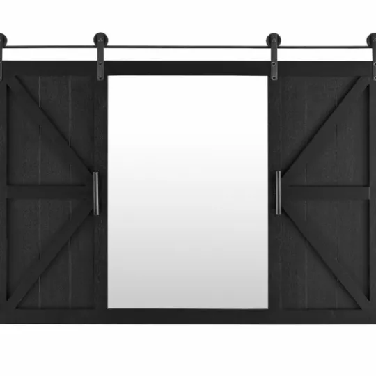 Kirkland's Home Sliding Barn Door Wall Mirror- Decorative Mirrors