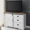 Kirkland's Home Sliding Door And 3-Drawer Sideboard- Cabinets & Sideboards