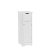 Kirkland's Home Slim Single Door Cabinet With Drawer- Bathroom Furniture